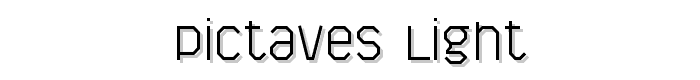 Pictaves Light font